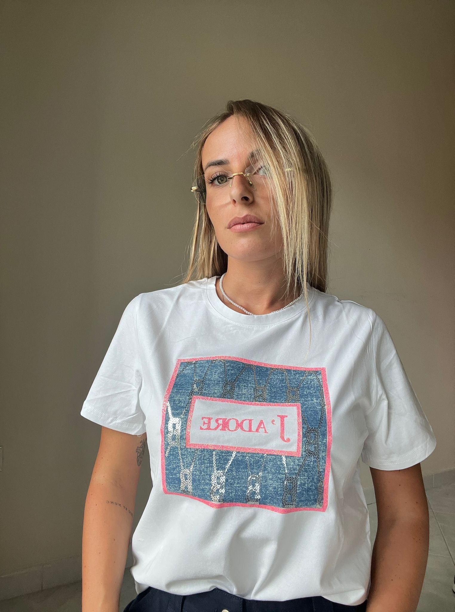 T-SHIRT J'ADORE CHIC