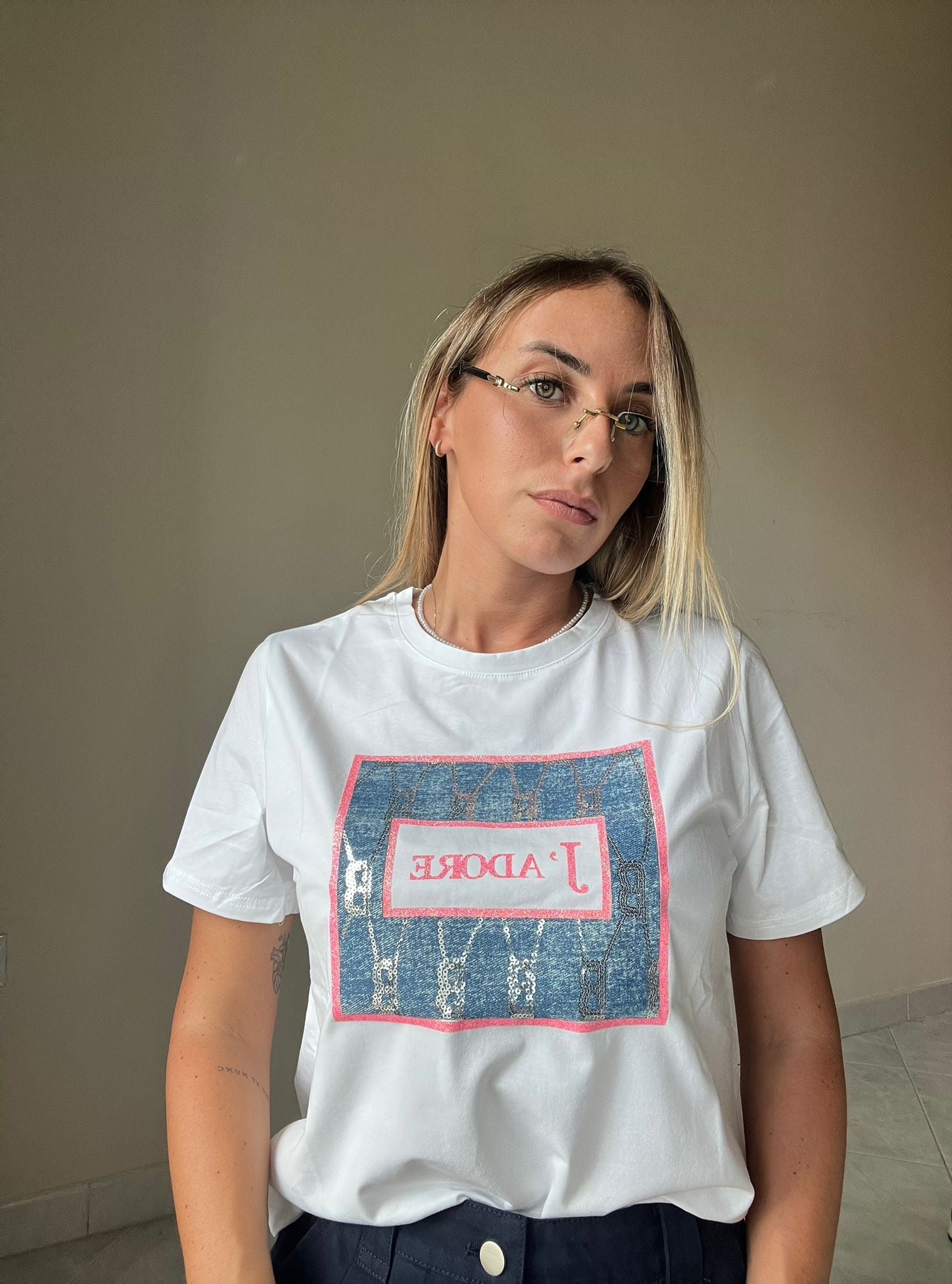 T-SHIRT J'ADORE CHIC