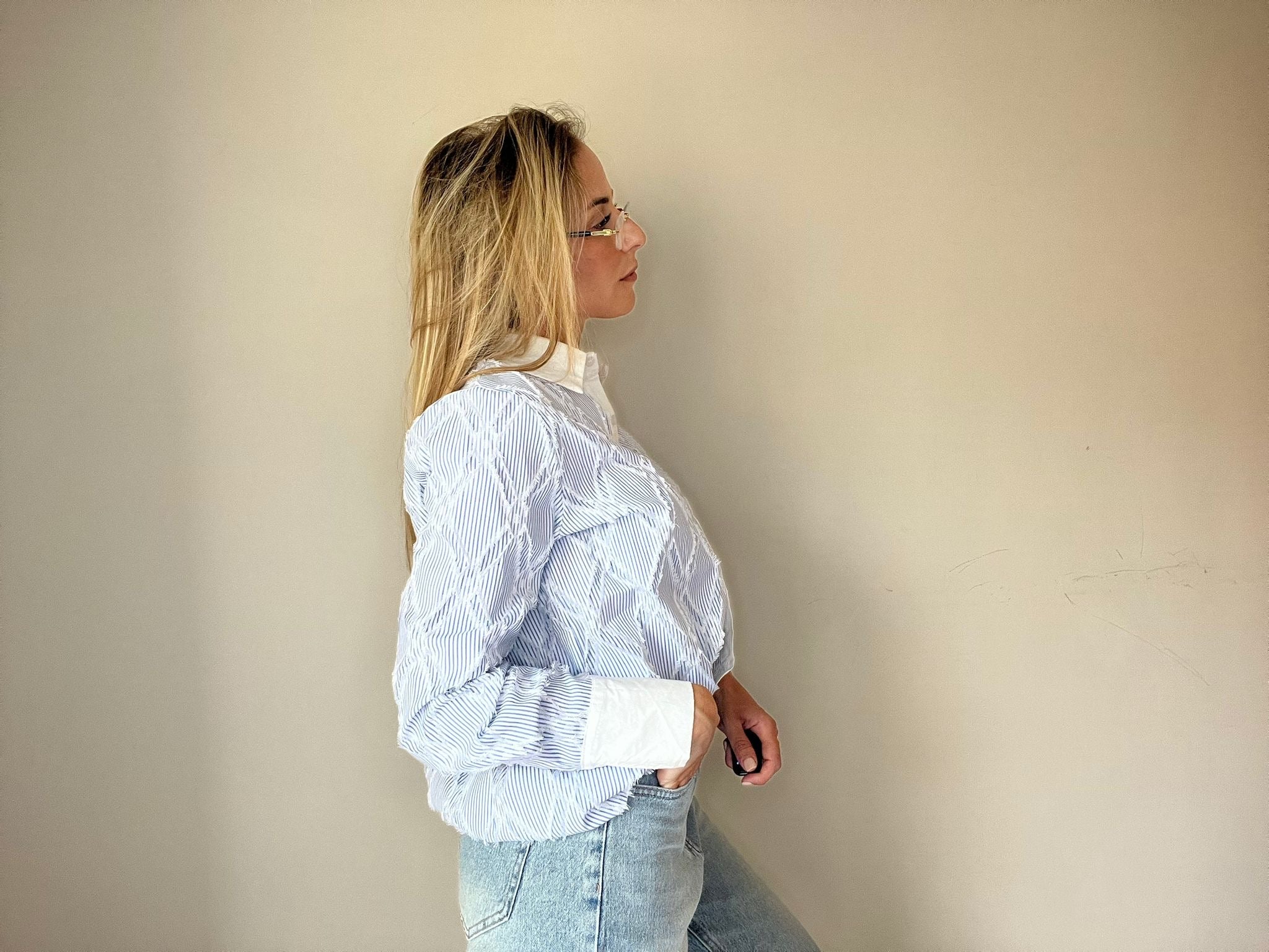 CAMICIA EVELYNS CELESTE