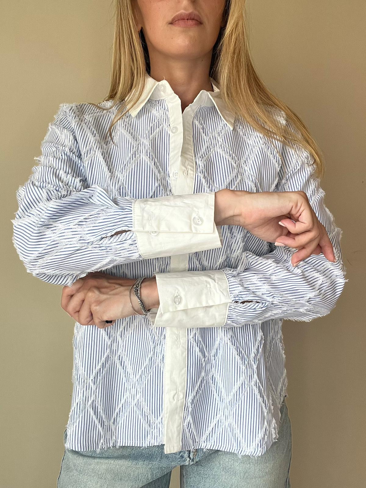 CAMICIA EVELYNS CELESTE